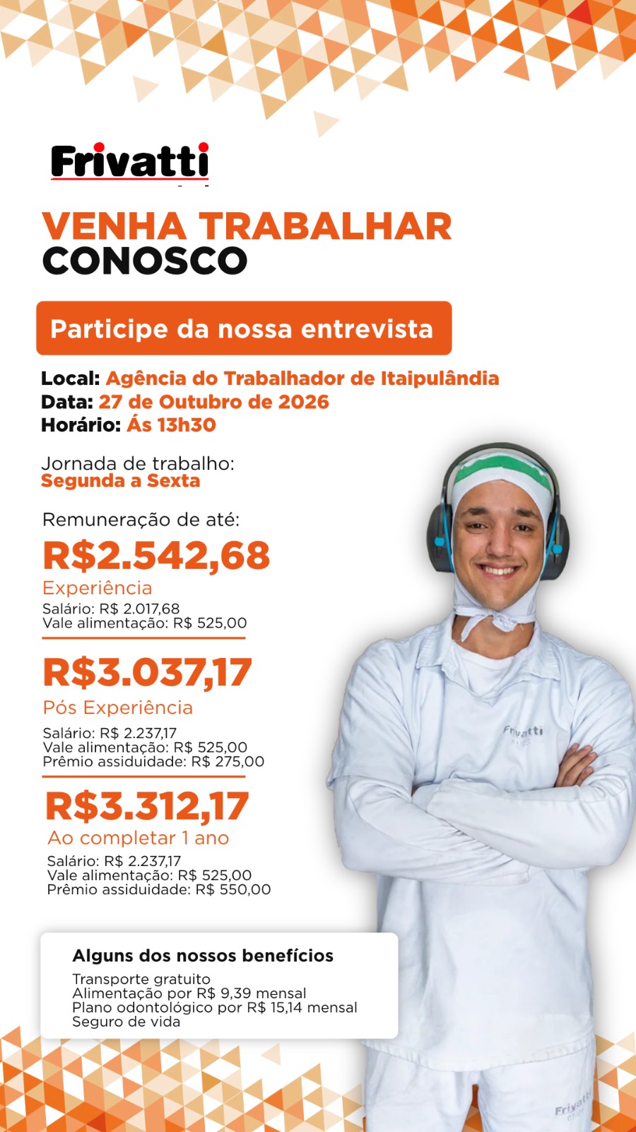 Imagem da vaga VAGA OPERADOR DE PRODUÇÃO FRIVATTI